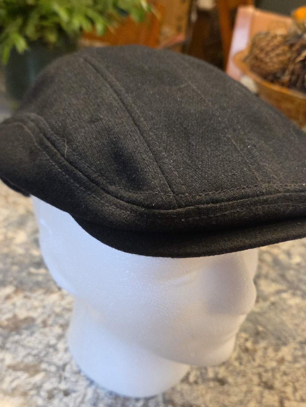 Faded Glory Black Men's Flat Cap